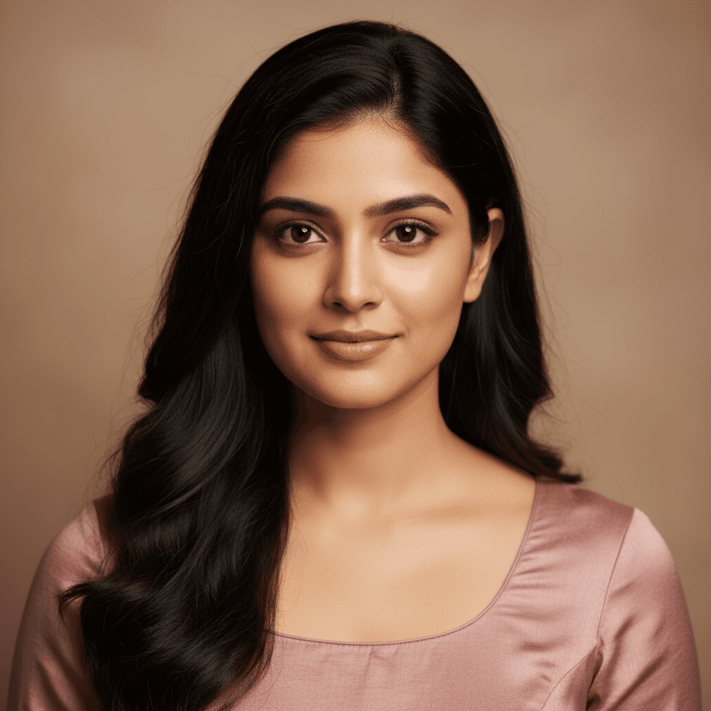 Meera, a fictional AI companion.