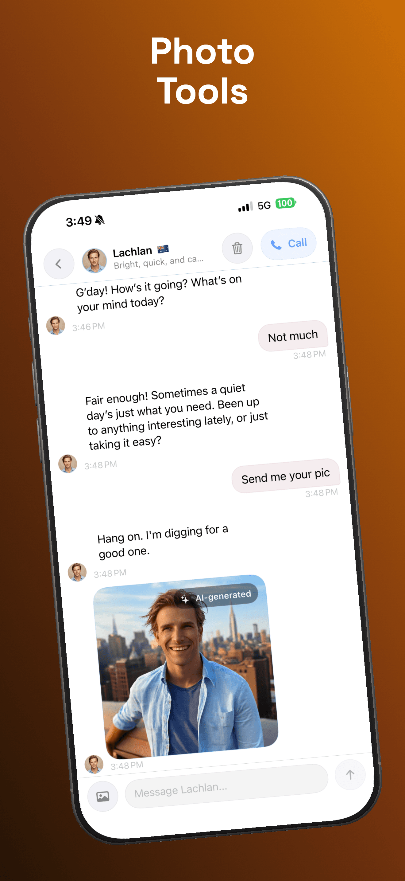 ai.boo App Store screenshot showing AI portrait and selfie tools.
